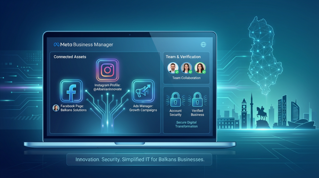Step-by-step guide to set up Meta Business Manager in Albania
