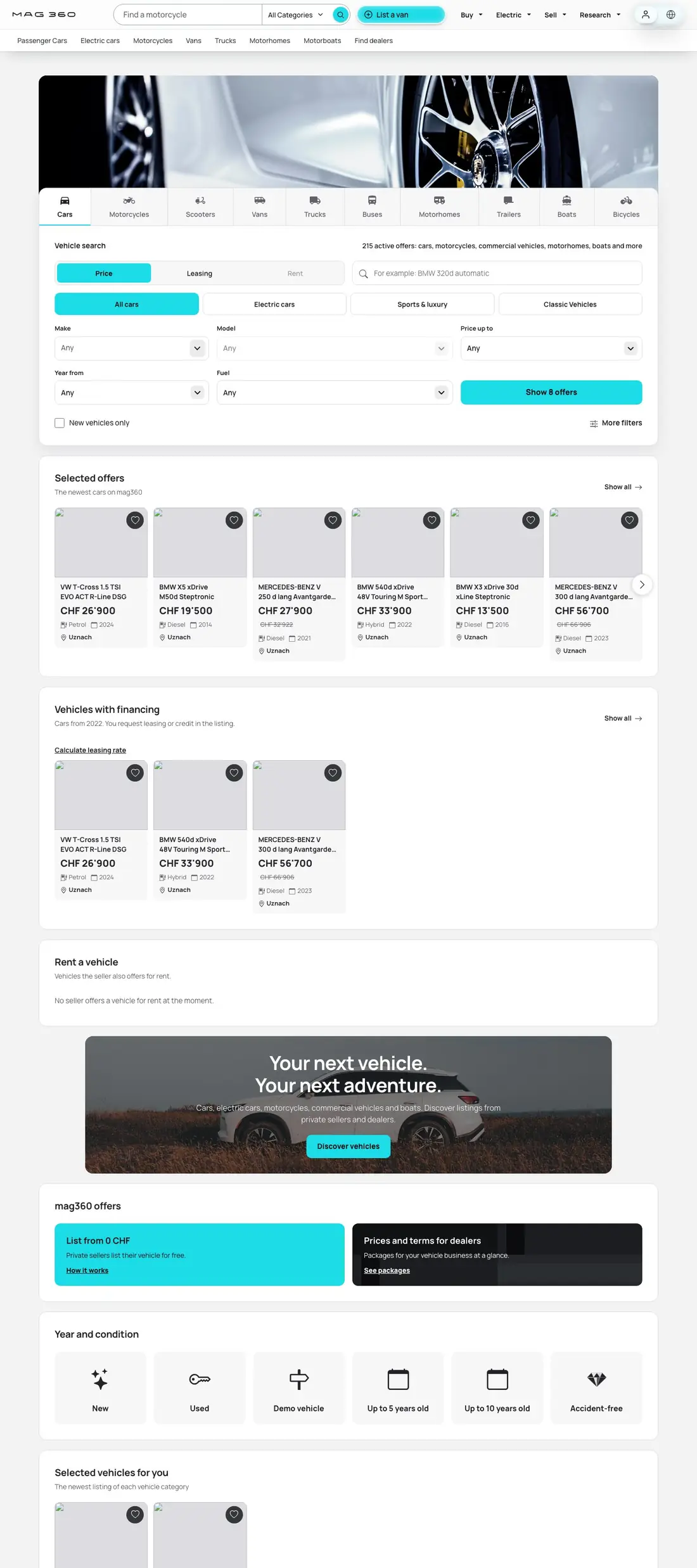 mag360 website homepage